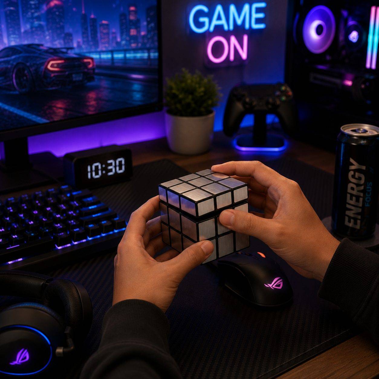 Drift 3x3 Mirror (Silver) Magic Speed Cube