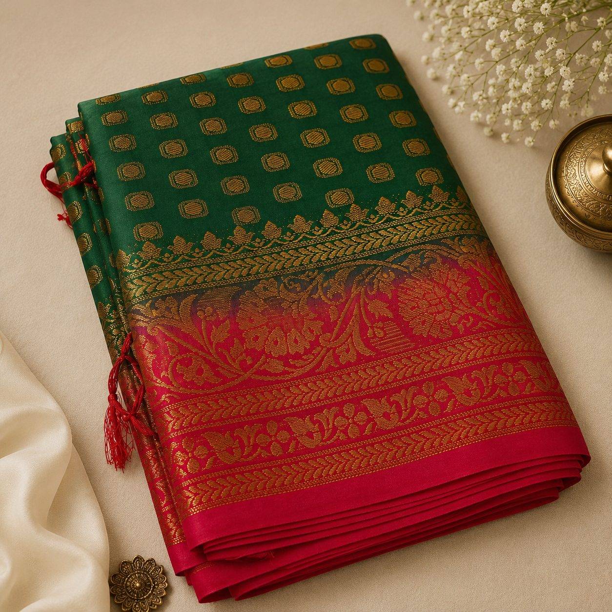 Green Saree