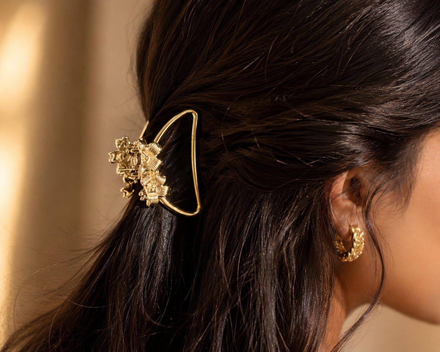 Flower Claw Clip