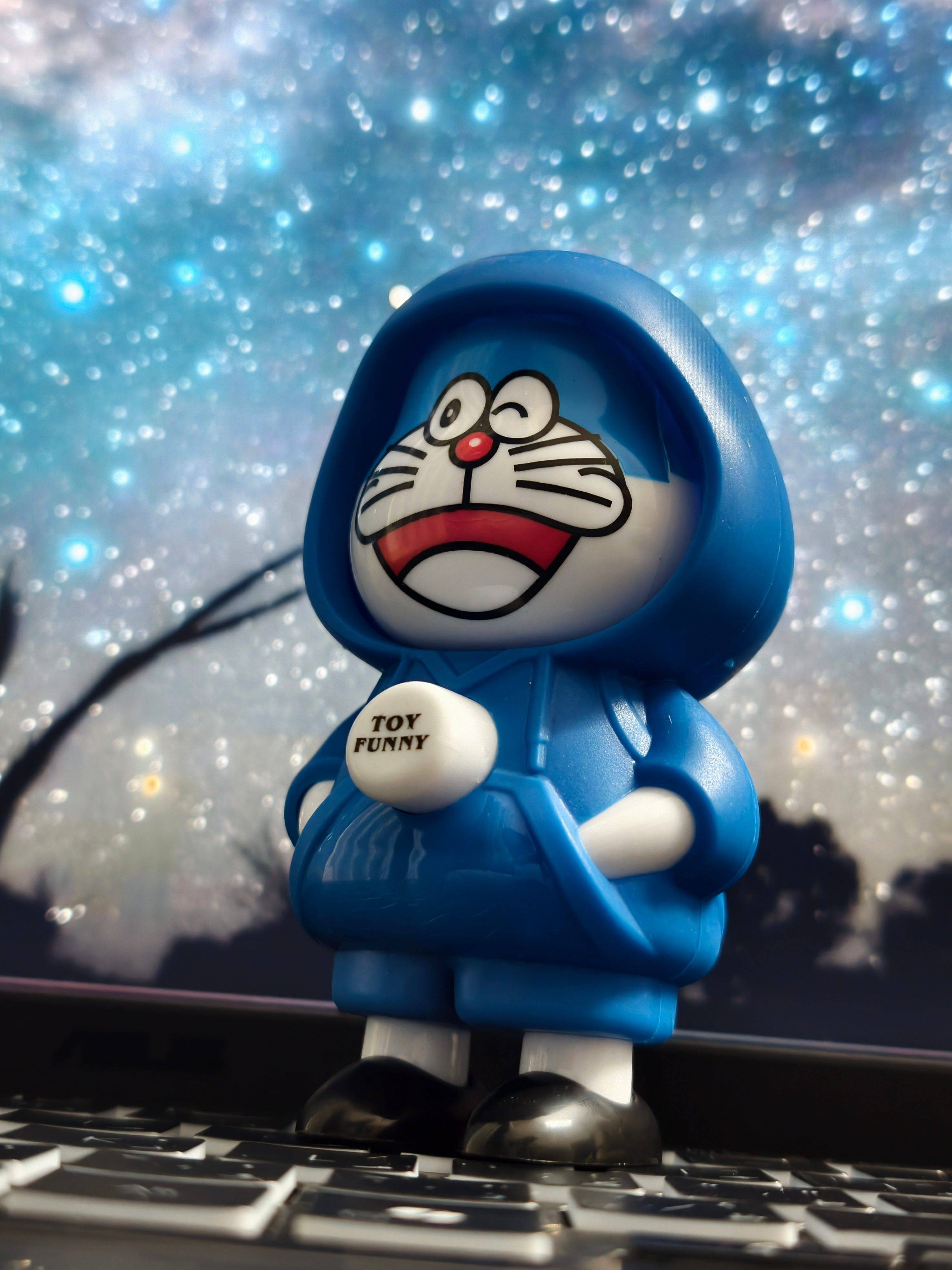 Doraemon Face Changing Keychain – Cute Anime Cartoon