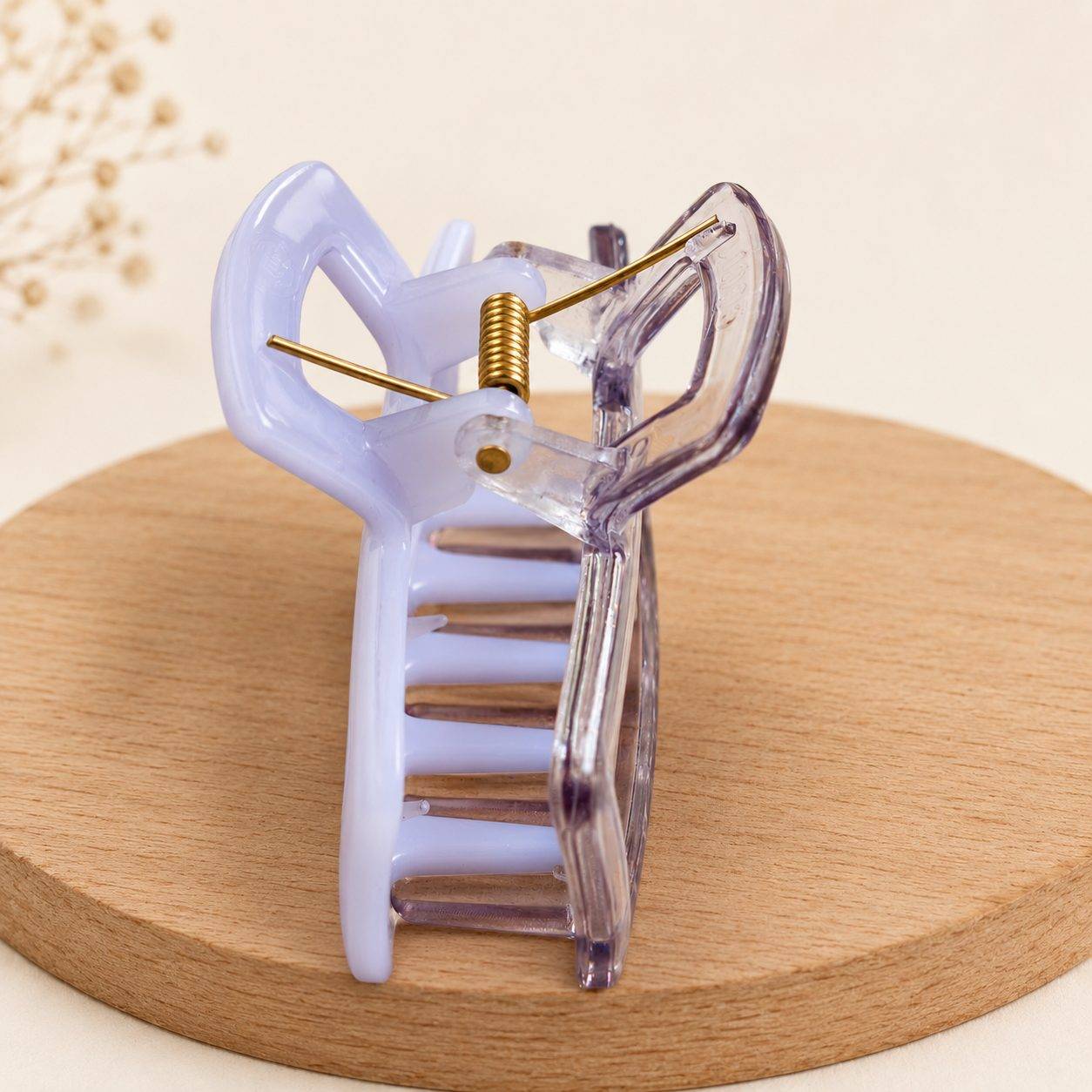 Minimalist Pastel Coloured Hair Clutchers Double Shade