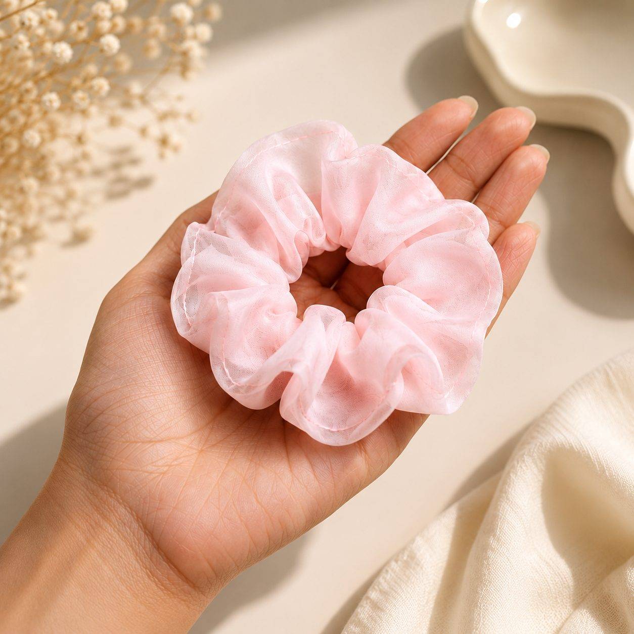 Scrunchies Hair Band Silk Scrunchy Hair Accessories for Women